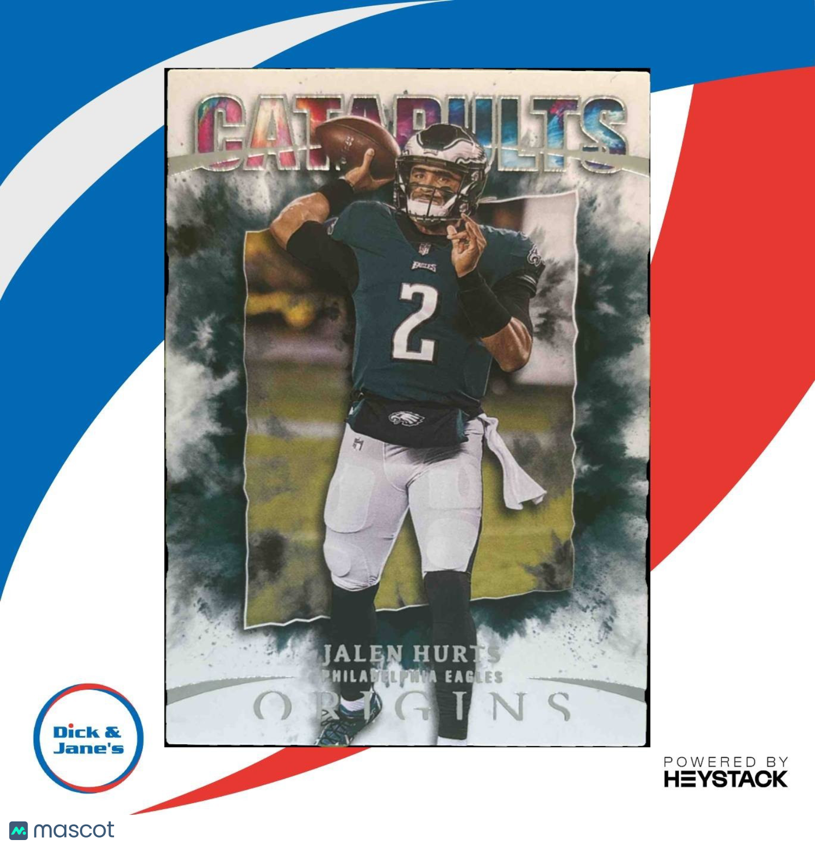 2021 Panini Origins Jalen Hurts Catapults #C-15 Philadelphia Eagles - Sports Cards