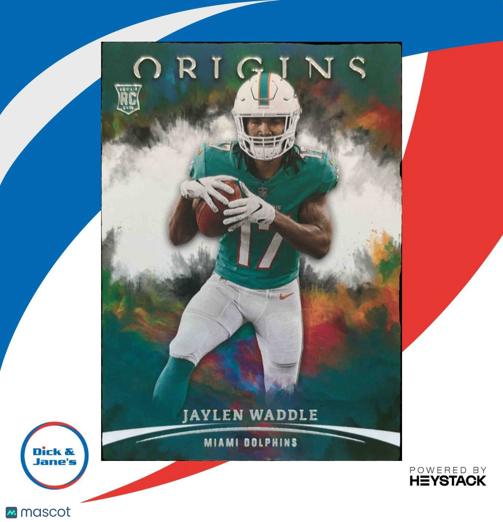 2021 Panini Origins Jaylen Waddle #113 RC Miami Dolphins - Sports Cards