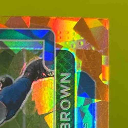 2021 Panini Prizm Amon-Ra St. Brown Orange Ice #358 RC Detroit Lions Rookie - Sports Cards