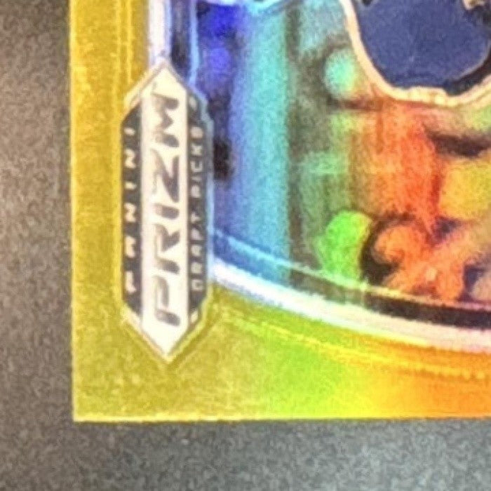 2021 Panini Prizm Draft Picks Collegiate Ben Mason Auto Gold /10 RC Wolverines - Sports Cards