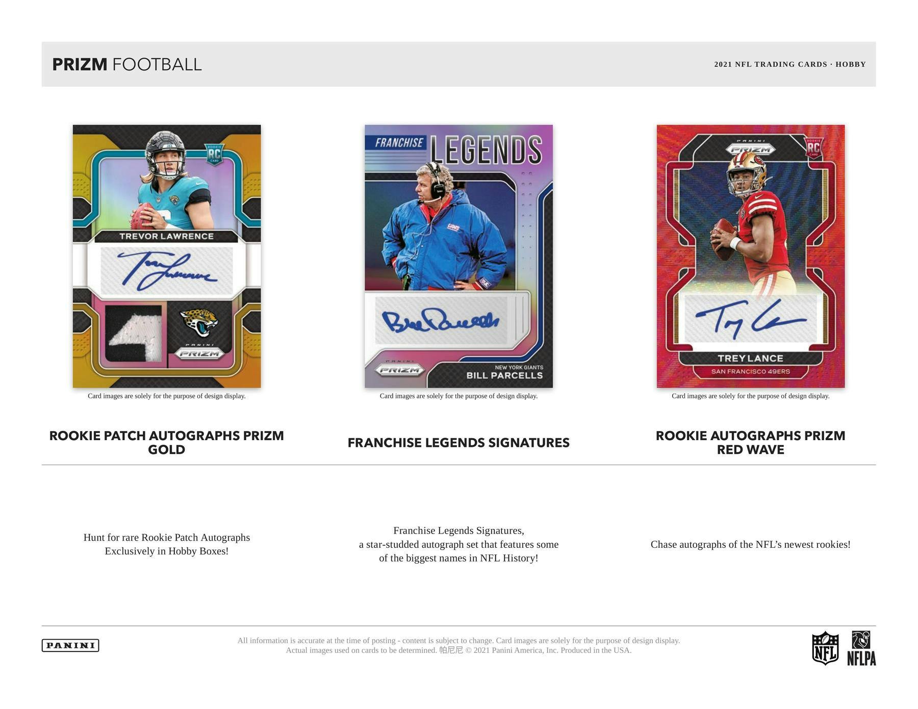 2021 Panini Prizm Football 1st Off The Line FOTL Hobby Box - NFL Hanger