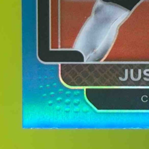 2021 Panini Prizm Justin Fields Light Blue #334 RC Chicago Bears - Sports Cards