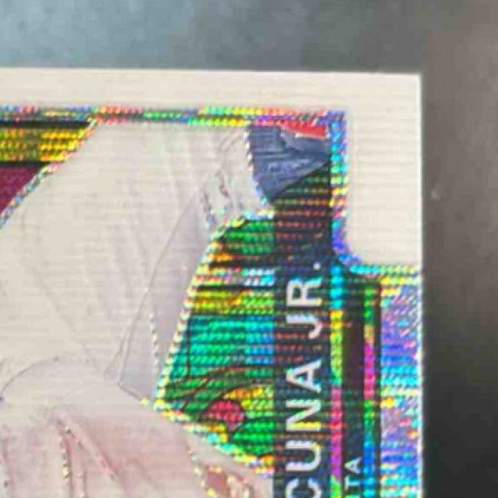2021 Panini Prizm Ronald Acuna Jr. Stained Glass White Wave #SG-4 Atlanta Braves - Sports Cards