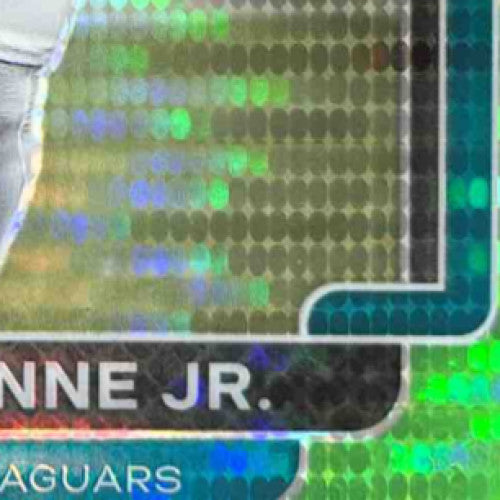 2021 Panini Prizm Travis Etienne Jr. Neon Green Pulsar #344 RC Jaguars - Sports Cards