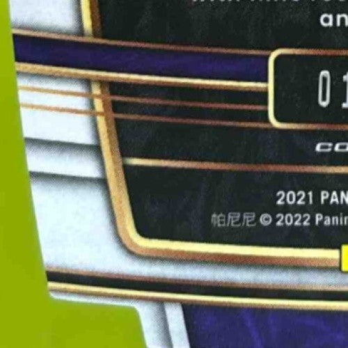 2021 Panini Select Justin Jefferson Orange Prizm Die Cut 13/249 #23 Vikings - Sports Cards