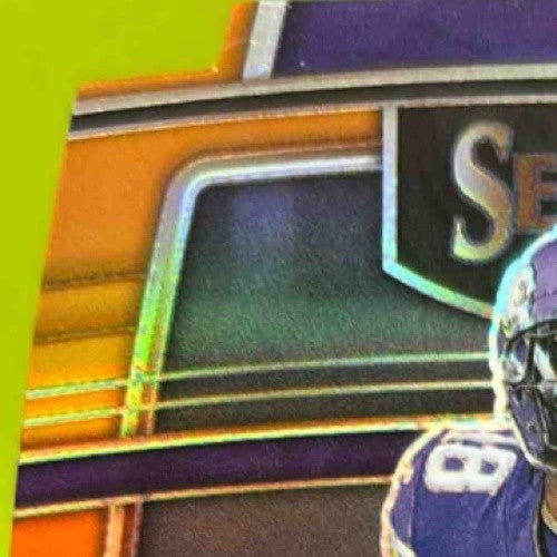 2021 Panini Select Justin Jefferson Orange Prizm Die Cut 13/249 #23 Vikings - Sports Cards