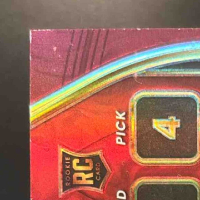 2021 Panini Select Kyle Pitts Draft Patch Red Prizm MEM RC Atlanta Falcons - Sports Cards