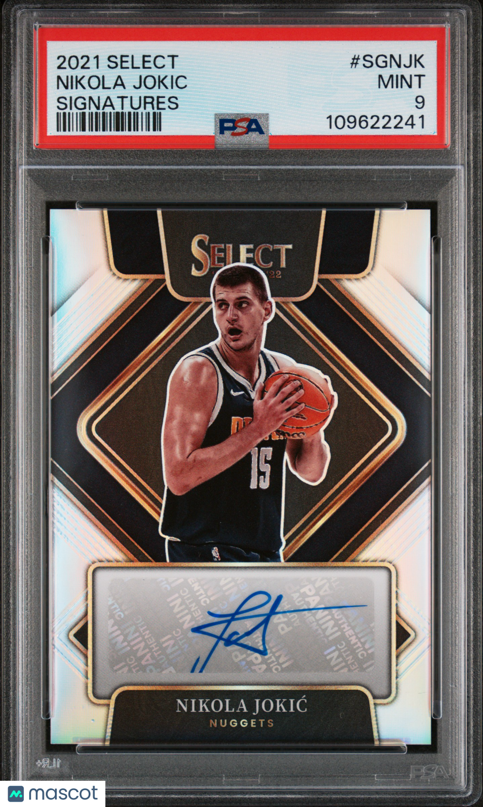 2021 Panini Select Signatures Nikola Jokic /149 PSA 9 2021 Panini Select Signatures Nikola Jokic /149 PSA 9