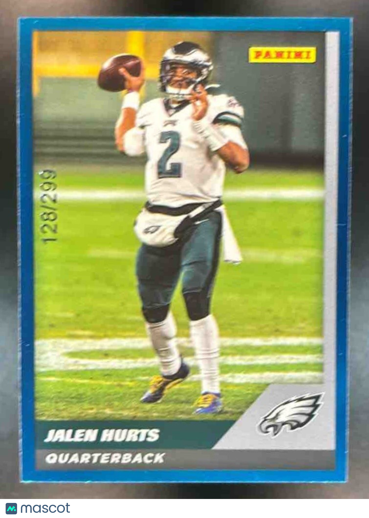 2021 Panini Sticker & Card Collection Jalen Hurts Cards Blue /299 Eagles - Sports Cards
