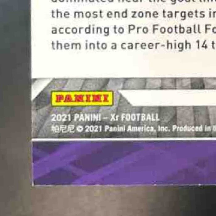 2021 Panini XR Adam Thielen Blue /199 #65 Minnesota Vikings - Sports Cards