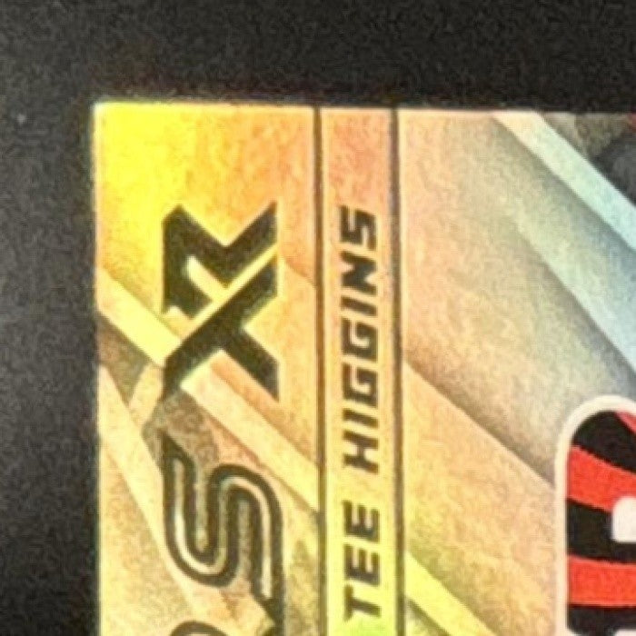 2021 Panini XR Tee Higgins Gamers Patch Auto MEM Cincinnati Bengals - Sports Cards