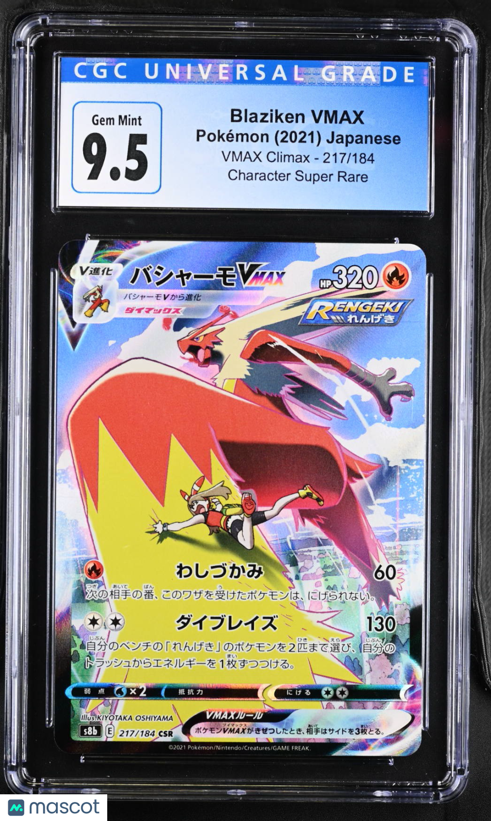 2021 Pokemon VMAX Climax Blaziken VMAX #217/184