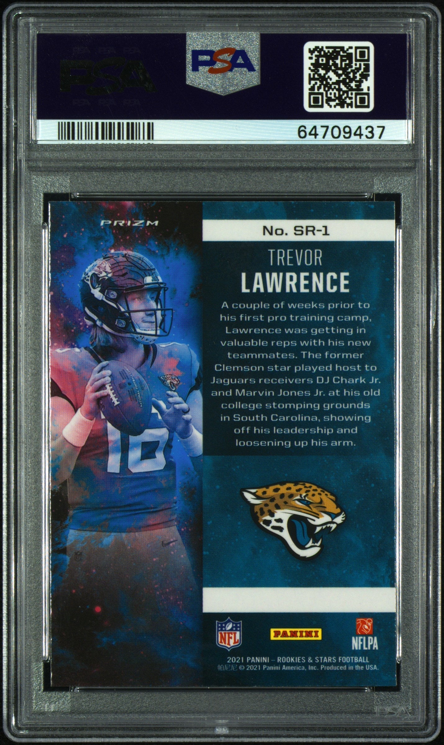2021 Rookies & Stars Stellar Rookies Trevor Lawrence Rookie PSA 10 GEM Jaguars - Graded Sports Cards