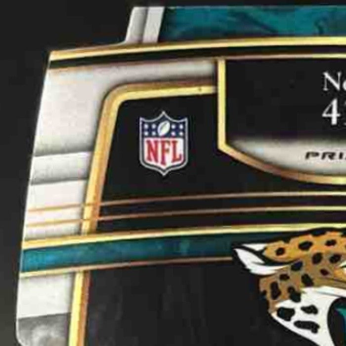 2021 Select Trevor Lawrence Red and Yellow Die Cut #43 RC Jacksonville Jaguars - Sports Cards