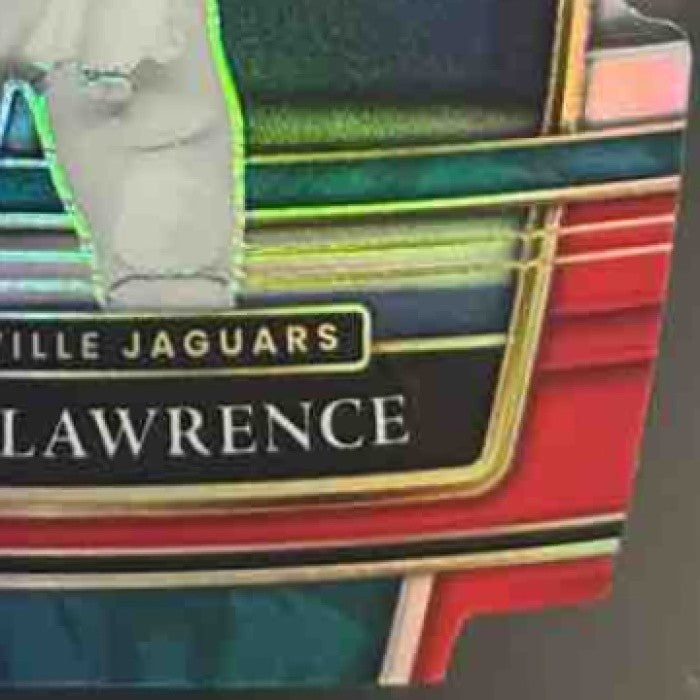 2021 Select Trevor Lawrence Red and Yellow Die Cut #43 RC Jacksonville Jaguars - Sports Cards