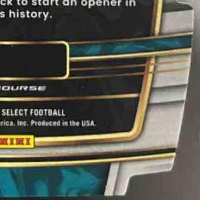 2021 Select Trevor Lawrence Red and Yellow Die Cut #43 RC Jacksonville Jaguars - Sports Cards