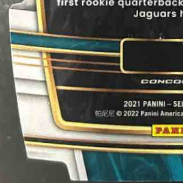 2021 Select Trevor Lawrence Red and Yellow Die Cut #43 RC Jacksonville Jaguars - Sports Cards