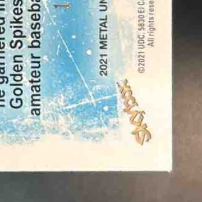 2021 Skybox Metal Universe Champions Adley Rutschman Fresh Foundation Green /10 - Sports Cards