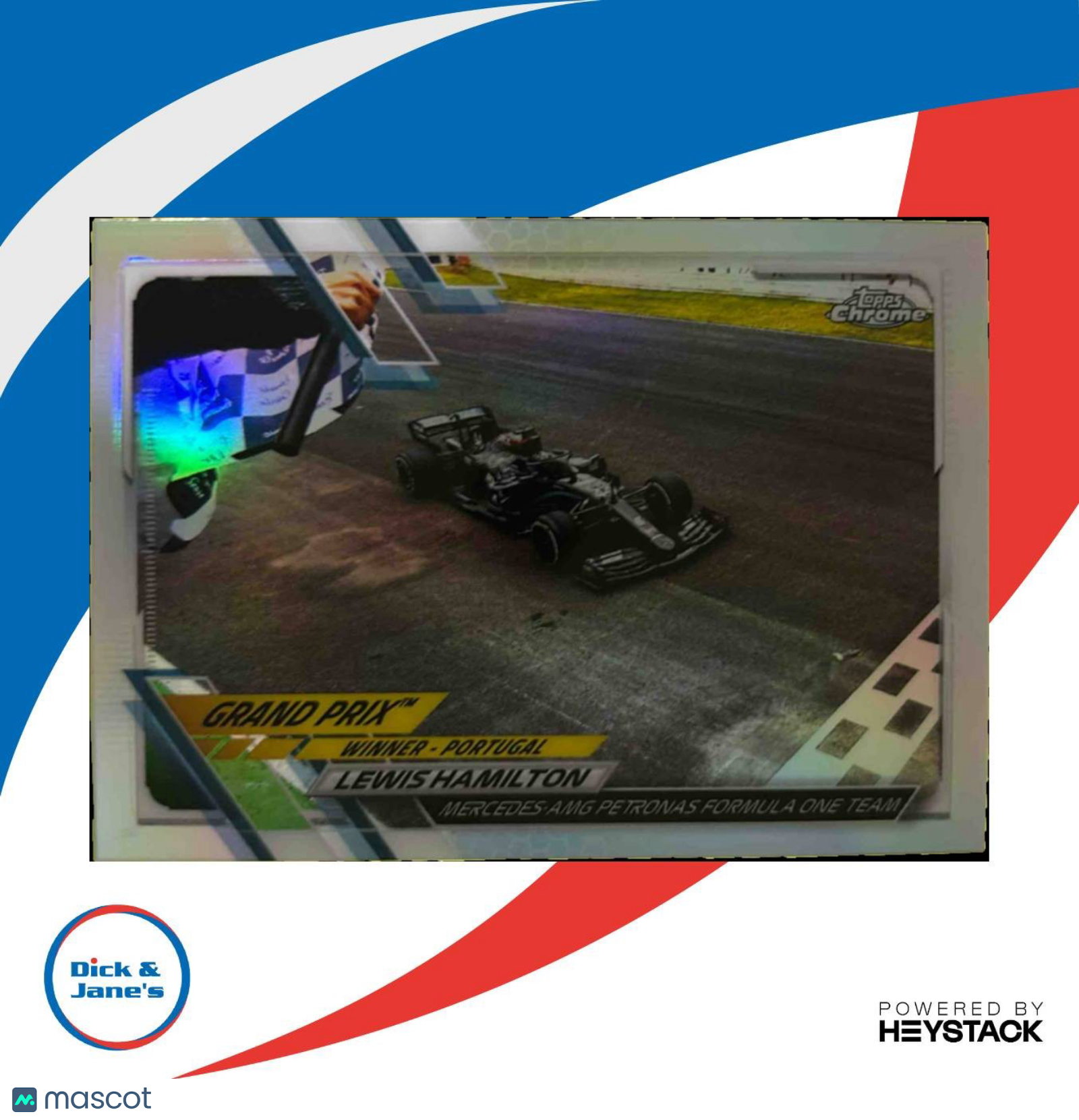 2021 Topps Chrome Formula 1 Lewis Hamilton Refractor #149 - Sports Cards