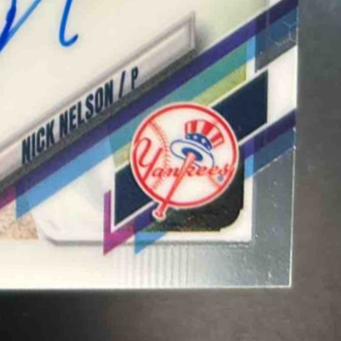 2021 Topps Chrome Nick Nelson Rookie Auto #RA-NNE RC New York Yankees - Sports Cards