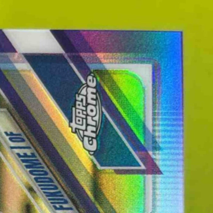 2021 Topps Chrome NPB Kosuke Fukudome Purple Refractor 163/299 #113 - Sports Cards