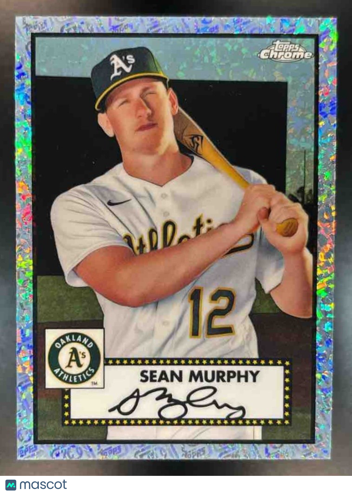 2021 Topps Chrome Platinum Anniversary Sean Murphy 70th Mini Diamond /70 - Sports Cards