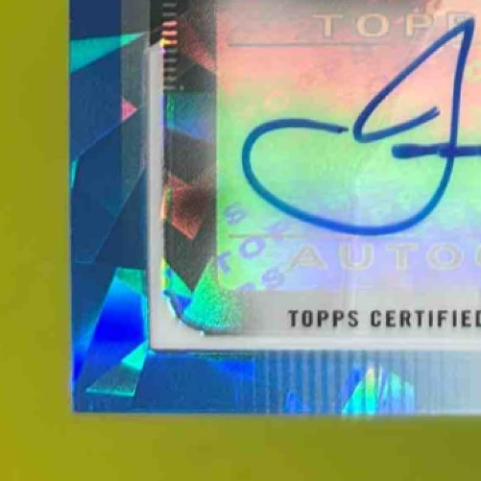 2021 Topps Chrome Update Sapphire James Kaprielian Auto RC Oakland Athletics - Sports Cards