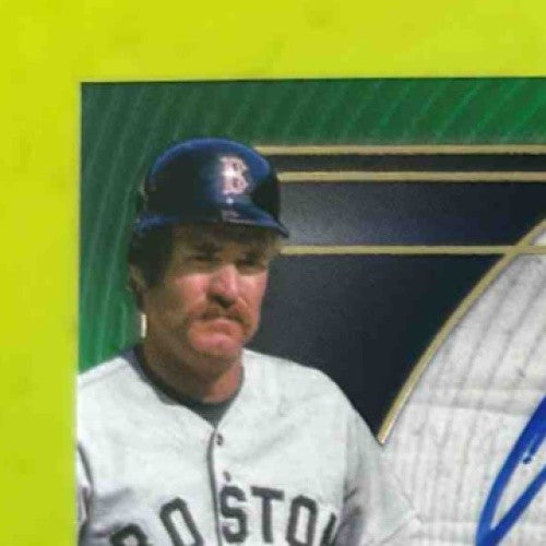 2021 Topps Definitive Roger Clemens Wade Boggs Dual Auto Green 2/10 Boston Sports Cards