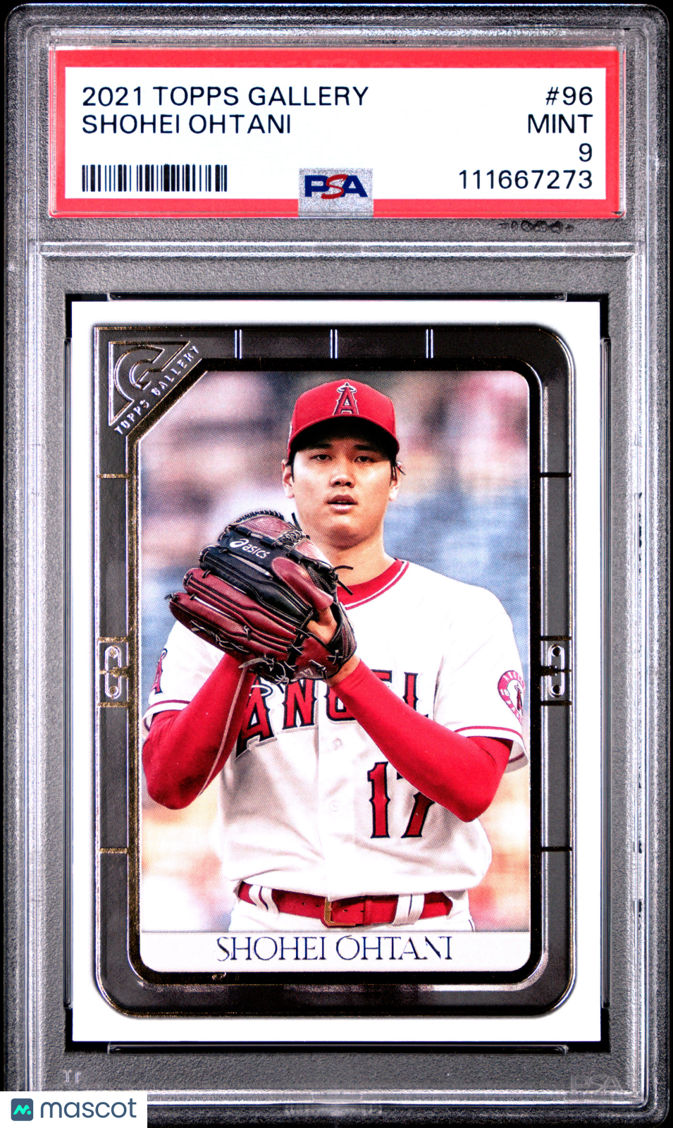 2021 Topps Gallery Shohei Ohtani #96 PSA 9 Anaheim Angels - Graded Sports Cards