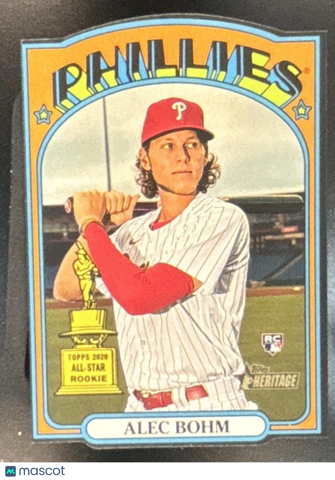 2021 Topps Heritage Alec Bohm 1972 Die Cuts #72DC-12 RC Philadelphia Phillies - Sports Cards