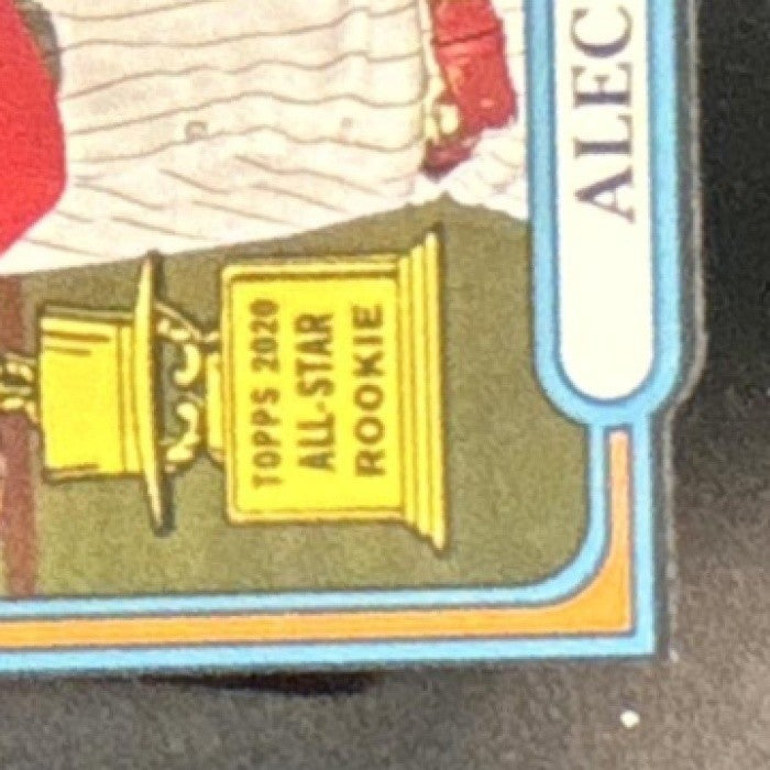 2021 Topps Heritage Alec Bohm 1972 Die Cuts #72DC-12 RC Philadelphia Phillies - Sports Cards