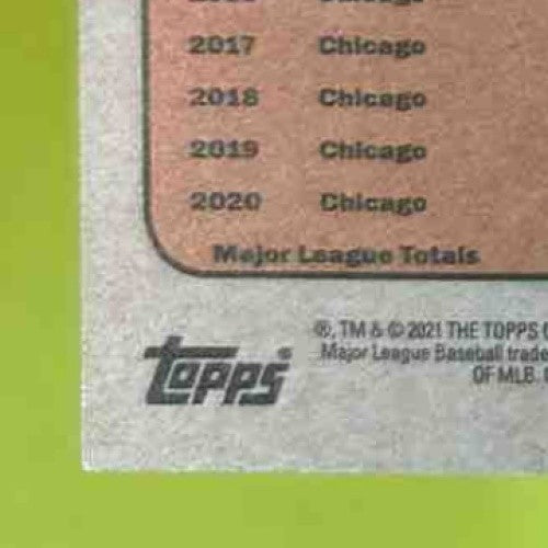 2021 Topps Heritage Kris Bryant Chrome 849/999 #550 Chicago Cubs - Sports Cards