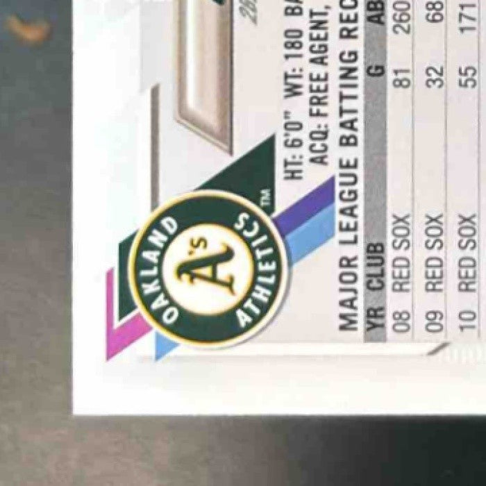 2021 Topps Update Jed Lowrie Gold /2021 #US78 Oakland Athletics - Sports Cards