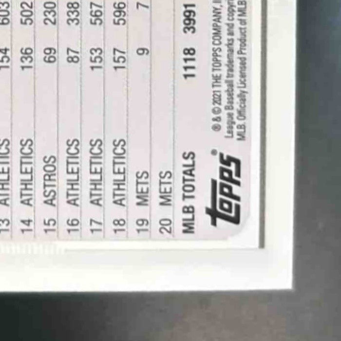 2021 Topps Update Jed Lowrie Gold /2021 #US78 Oakland Athletics - Sports Cards