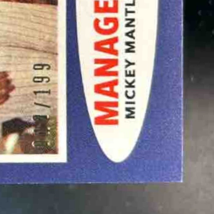 2021 Topps Willie Mays x Mickey Mantle Yankee Blue ’Managers Dream’ /199 Yankee - Sports Cards