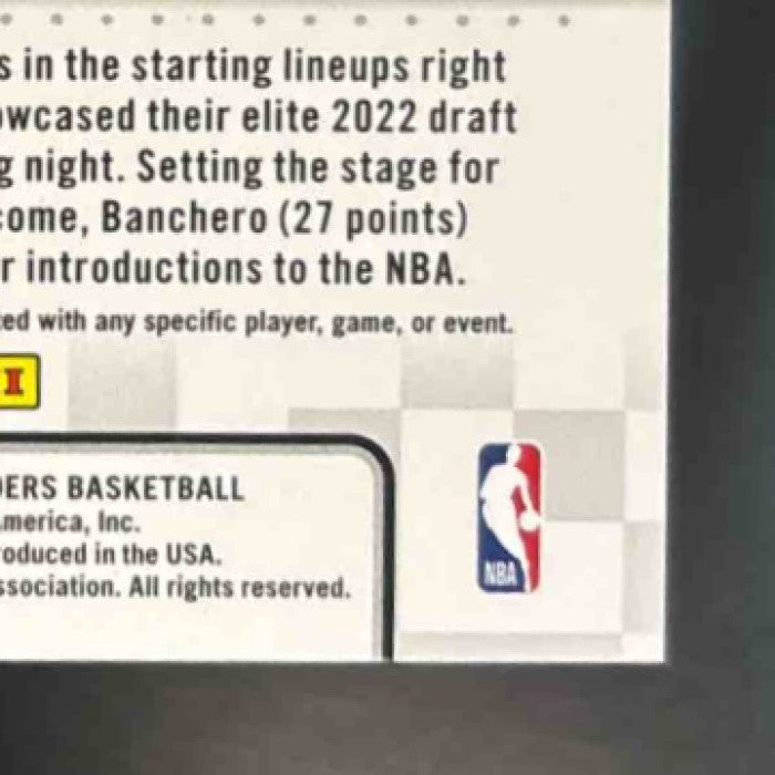 2022-23 Panini Contenders Paolo Banchero Jaden Ivey Rookie Dual Swatches RC - Sports Cards