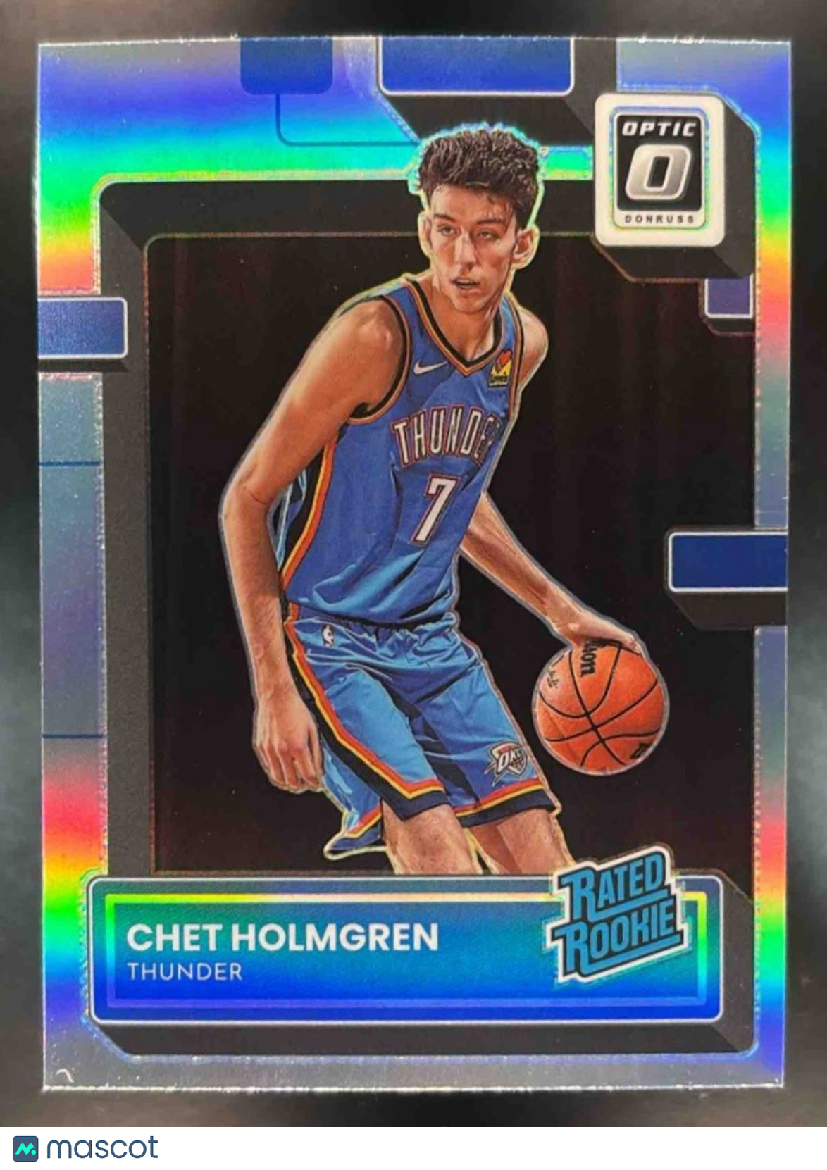 2022-23 Panini Donruss Optic Chet Holmgren Holo #208 RC Oklahoma City Thunder - Sports Cards