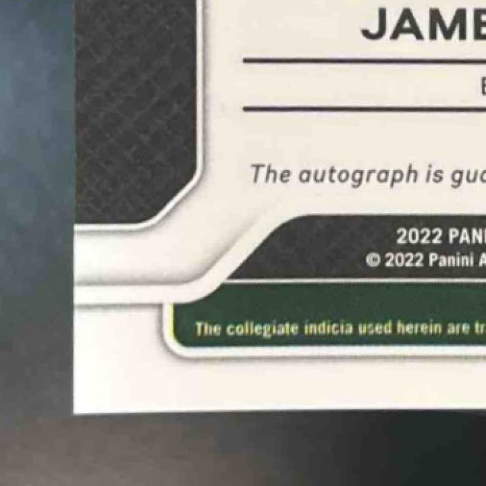 2022-23 Prizm Draft Picks James Akinjo Sensational Signatures Green Auto Bears - Sports Cards