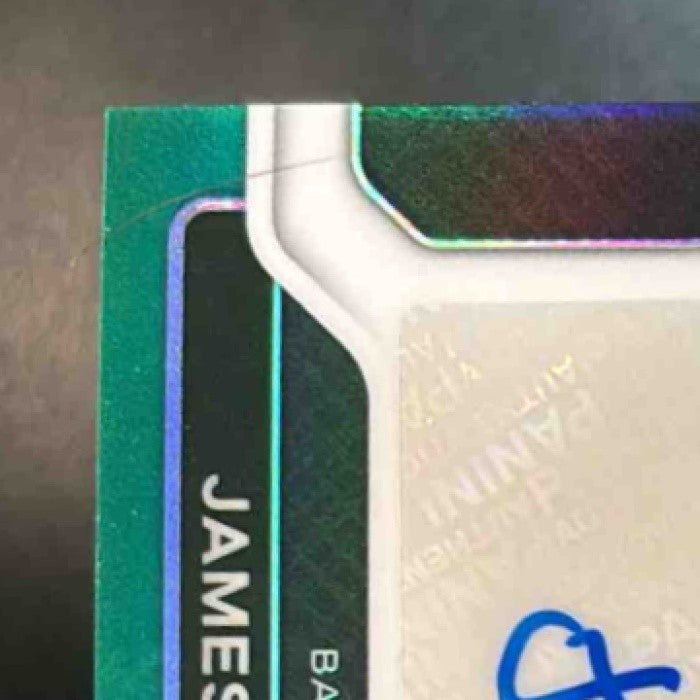 2022-23 Prizm Draft Picks James Akinjo Sensational Signatures Green Auto Bears - Sports Cards