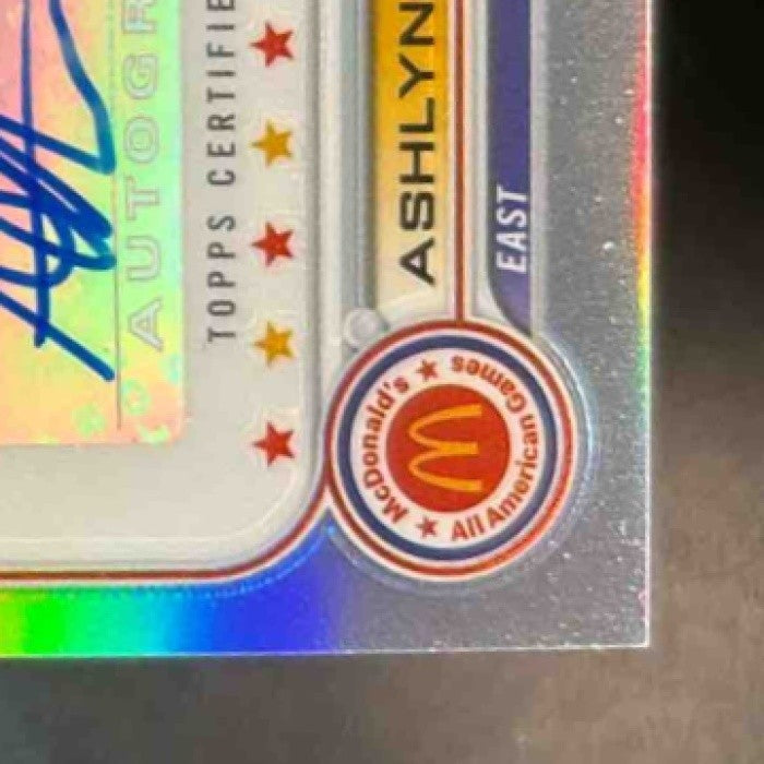 2022-23 Topps Chrome McDonald’s All American Ashlyn Watkins Auto #CA-AW - Sports Cards