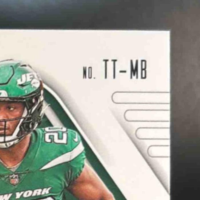 2022 Absolute Breece Hall Rookie Materials Holo Silver /25 MEM RC New York Jets - Sports Cards