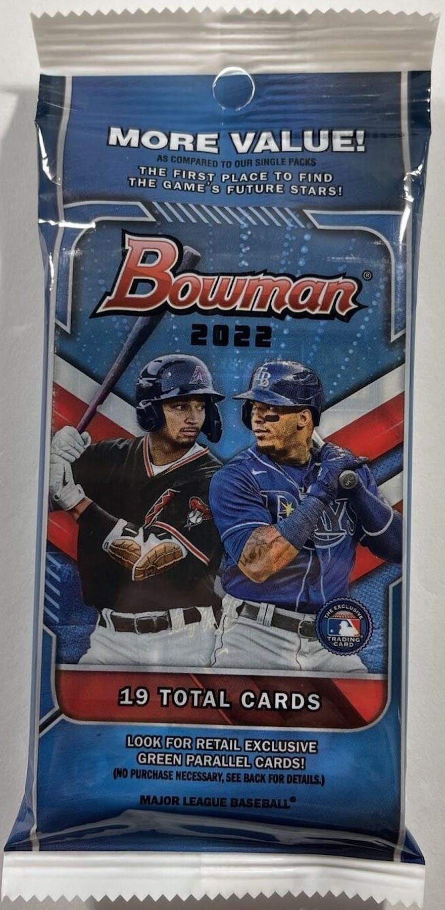 2022 Bowman Baseball Jumbo Value Pack (19 Cards)(Elly De LA Cruz / Julio Rodriguez ??) Sports Collectibles