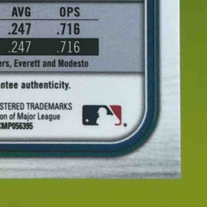 2022 Bowman Chrome Andy Thomas Auto Gold Refractor /50 1st Seattle Mariners - Sports Cards