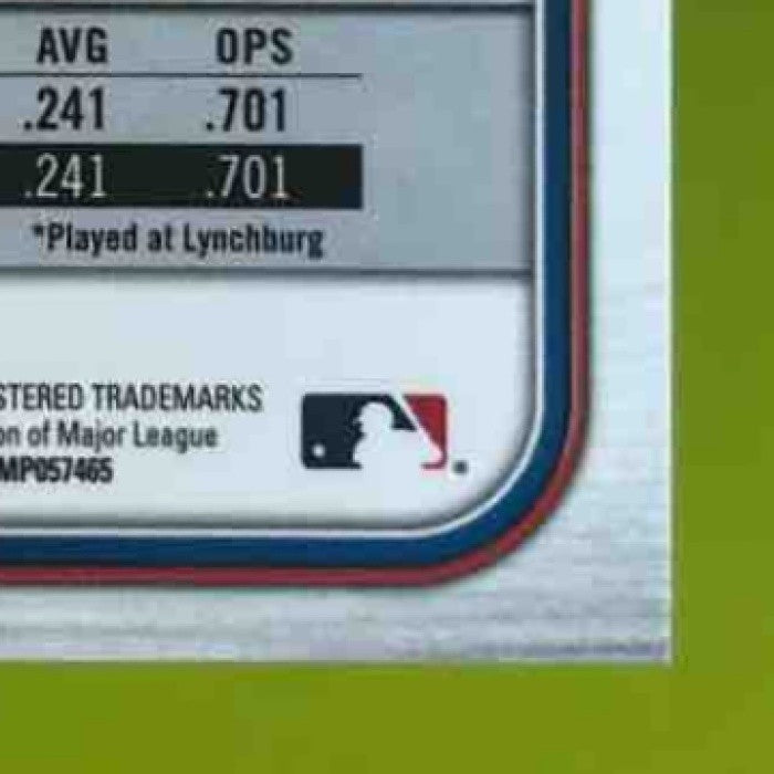 2022 Bowman Draft Sapphire Angel Martinez Chrome Gold /15 #BDC-134 Guardians - Sports Cards
