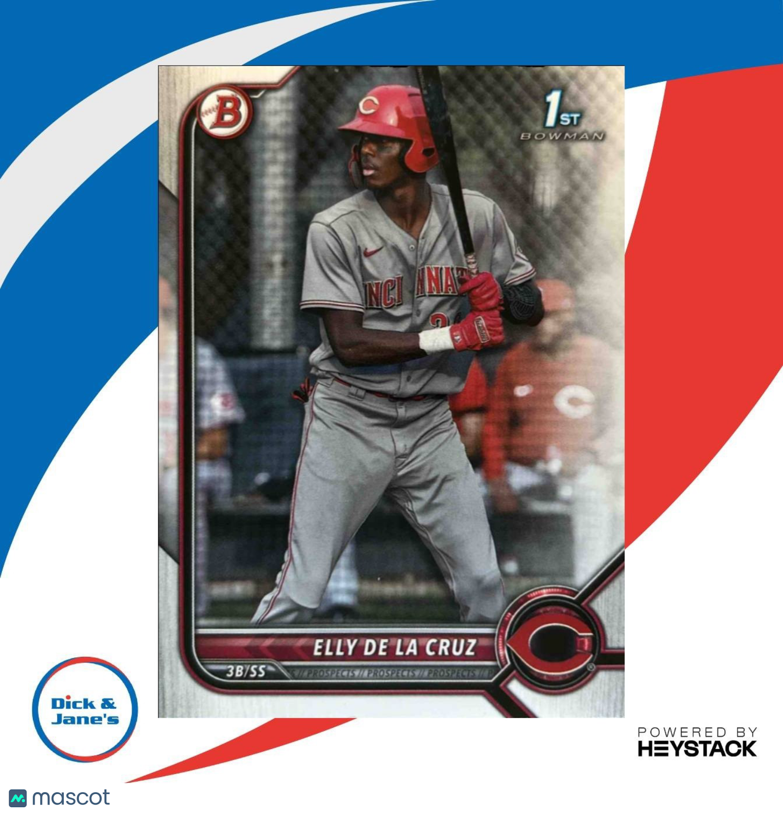 2022 Bowman Elly De La Cruz #BP-50 1st Prospect Cincinnati Reds - Sports Cards