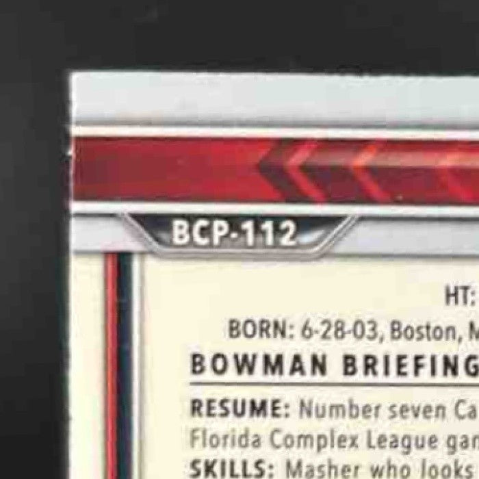 2022 Bowman Joshua Baez Chrome Prospects Atomic #BCP-112 St. Louis Cardinals - Sports Cards