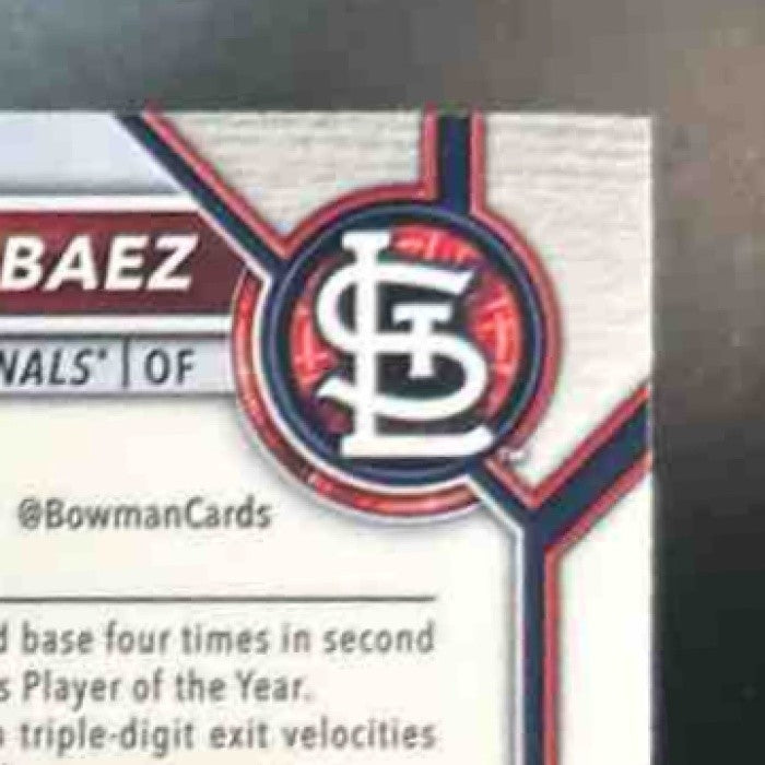 2022 Bowman Joshua Baez Chrome Prospects Atomic #BCP-112 St. Louis Cardinals - Sports Cards