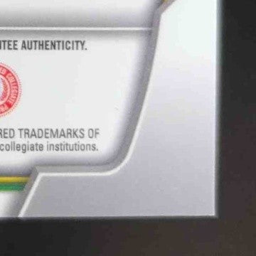 2022 Bowman University Chrome Bo Nix Prospect Auto Yellow Refractor /75 #61 - Sports Cards