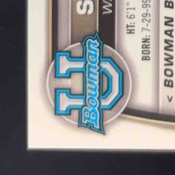 2022 Bowman University Chrome Sam Hartman Prospect Auto #51 - Sports Cards