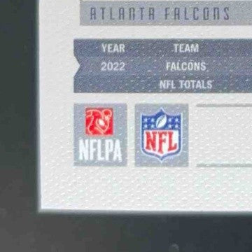 2022 Chronicles Drake London Luminance Update Rookies Purple 10/49 RC Falcons - Sports Cards